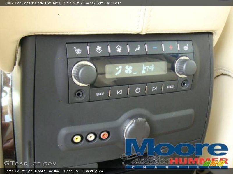 Gold Mist / Cocoa/Light Cashmere 2007 Cadillac Escalade ESV AWD