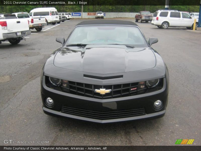 Black / Beige 2011 Chevrolet Camaro SS/RS Convertible