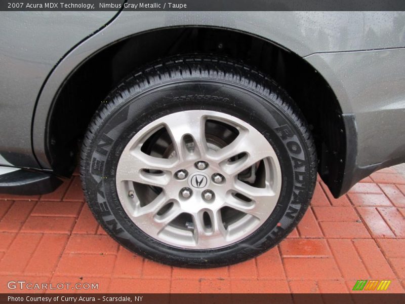 Nimbus Gray Metallic / Taupe 2007 Acura MDX Technology
