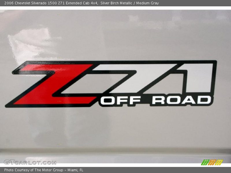 Silver Birch Metallic / Medium Gray 2006 Chevrolet Silverado 1500 Z71 Extended Cab 4x4