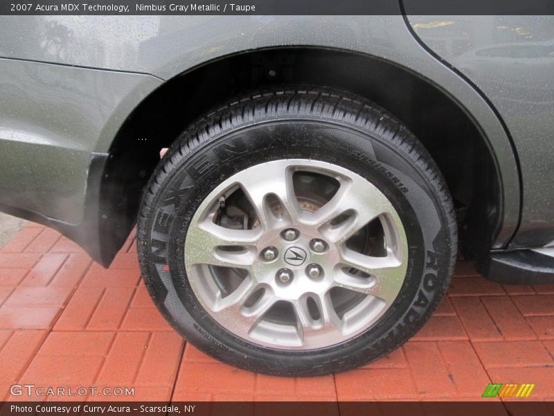 Nimbus Gray Metallic / Taupe 2007 Acura MDX Technology