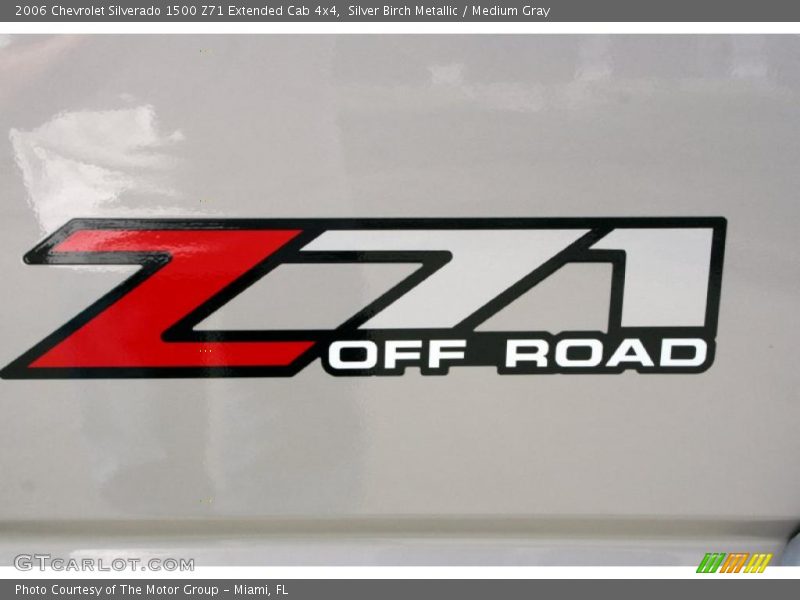 Silver Birch Metallic / Medium Gray 2006 Chevrolet Silverado 1500 Z71 Extended Cab 4x4