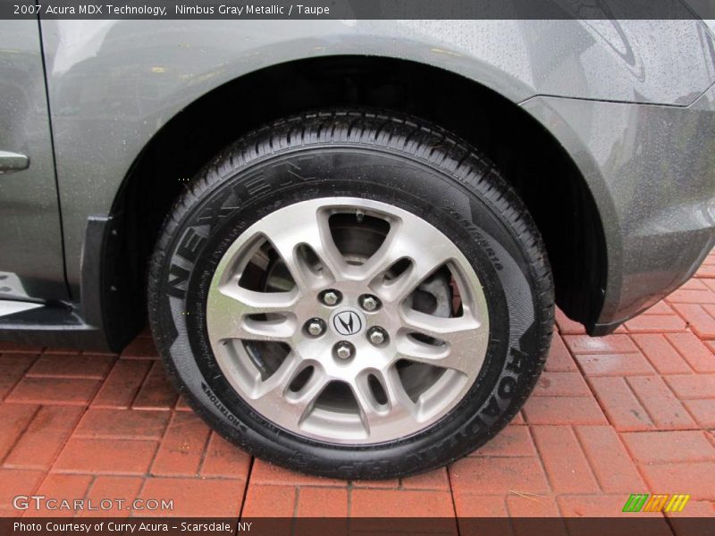 Nimbus Gray Metallic / Taupe 2007 Acura MDX Technology