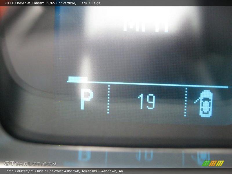 Black / Beige 2011 Chevrolet Camaro SS/RS Convertible