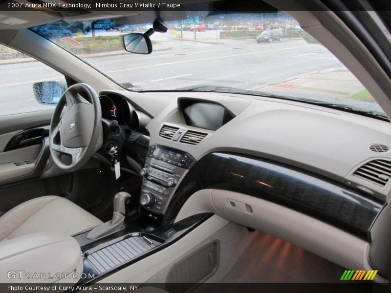 Nimbus Gray Metallic / Taupe 2007 Acura MDX Technology