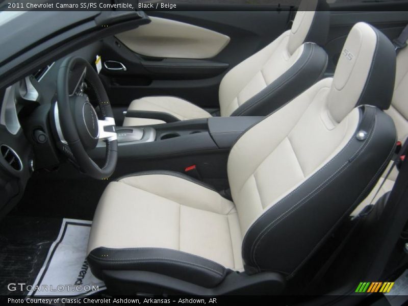  2011 Camaro SS/RS Convertible Beige Interior