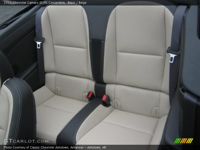  2011 Camaro SS/RS Convertible Beige Interior