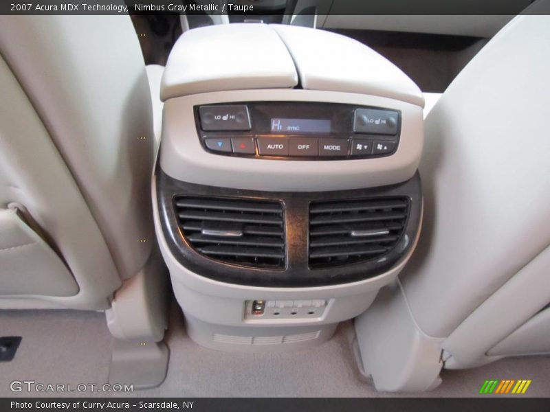 Nimbus Gray Metallic / Taupe 2007 Acura MDX Technology