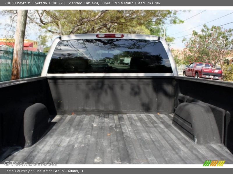 Silver Birch Metallic / Medium Gray 2006 Chevrolet Silverado 1500 Z71 Extended Cab 4x4