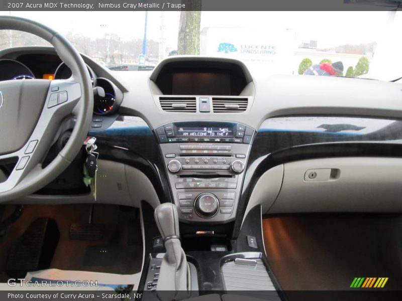 Nimbus Gray Metallic / Taupe 2007 Acura MDX Technology