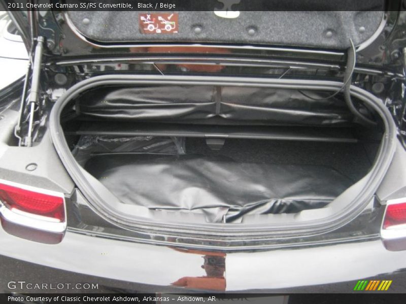  2011 Camaro SS/RS Convertible Trunk