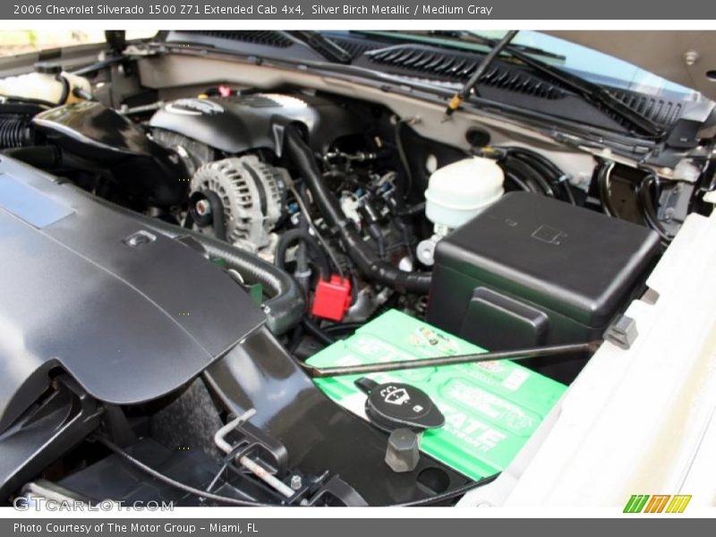 Silver Birch Metallic / Medium Gray 2006 Chevrolet Silverado 1500 Z71 Extended Cab 4x4