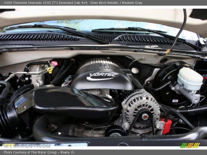 Silver Birch Metallic / Medium Gray 2006 Chevrolet Silverado 1500 Z71 Extended Cab 4x4