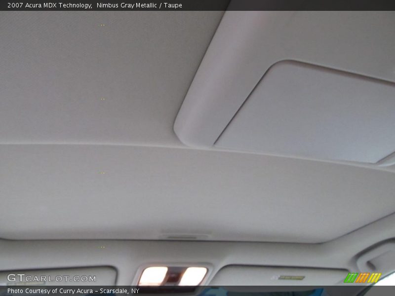 Nimbus Gray Metallic / Taupe 2007 Acura MDX Technology