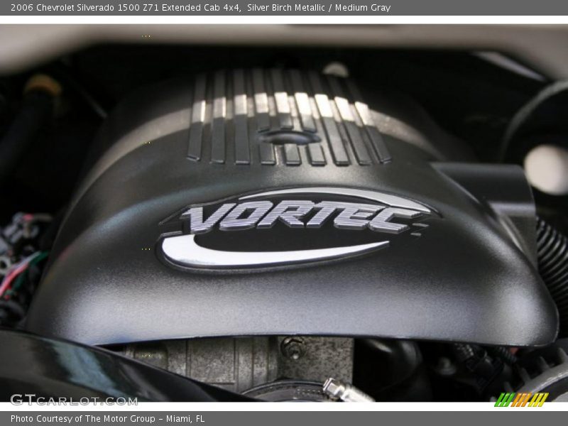 Silver Birch Metallic / Medium Gray 2006 Chevrolet Silverado 1500 Z71 Extended Cab 4x4