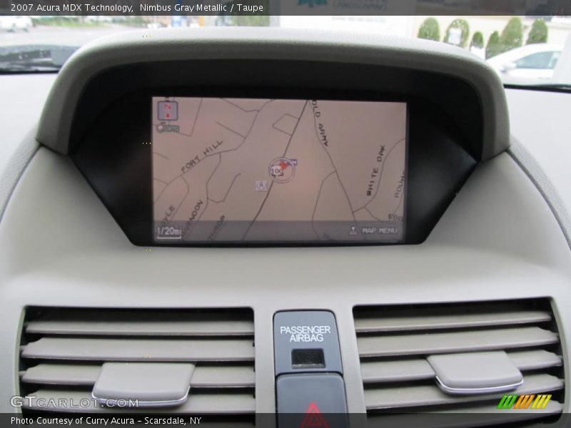 Nimbus Gray Metallic / Taupe 2007 Acura MDX Technology