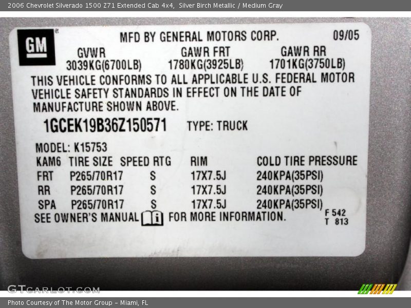Silver Birch Metallic / Medium Gray 2006 Chevrolet Silverado 1500 Z71 Extended Cab 4x4