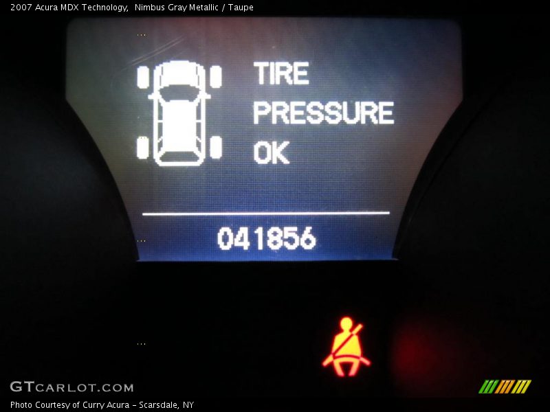 Nimbus Gray Metallic / Taupe 2007 Acura MDX Technology