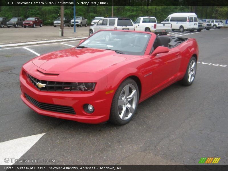 Front 3/4 View of 2011 Camaro SS/RS Convertible