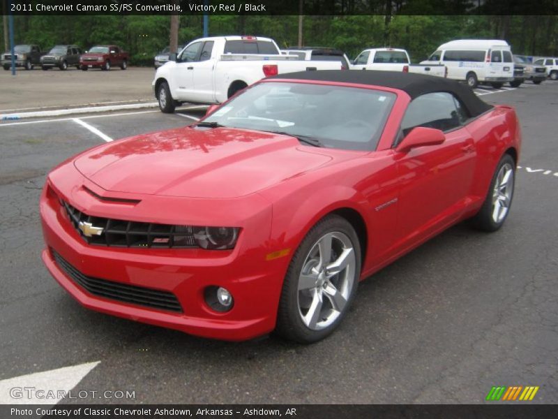 Front 3/4 View of 2011 Camaro SS/RS Convertible