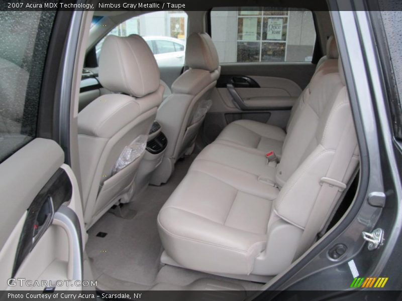 Nimbus Gray Metallic / Taupe 2007 Acura MDX Technology