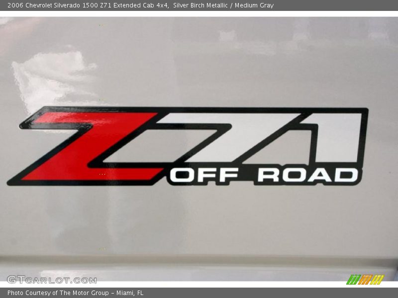 Silver Birch Metallic / Medium Gray 2006 Chevrolet Silverado 1500 Z71 Extended Cab 4x4