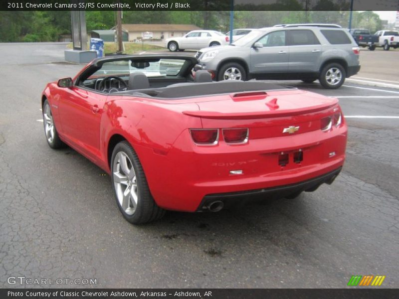 Victory Red / Black 2011 Chevrolet Camaro SS/RS Convertible