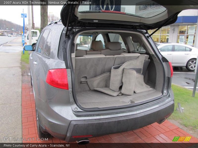 Nimbus Gray Metallic / Taupe 2007 Acura MDX Technology