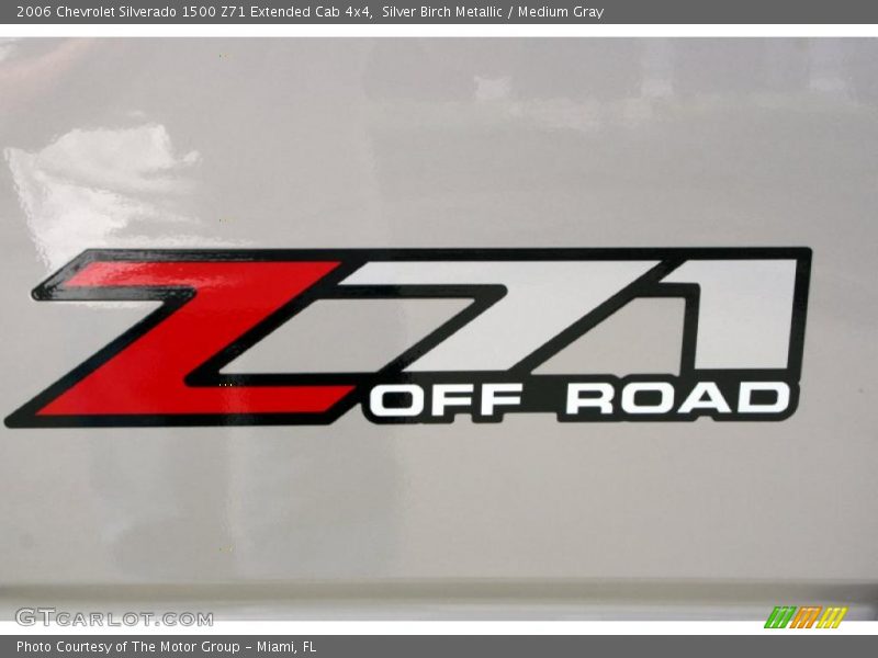 Silver Birch Metallic / Medium Gray 2006 Chevrolet Silverado 1500 Z71 Extended Cab 4x4