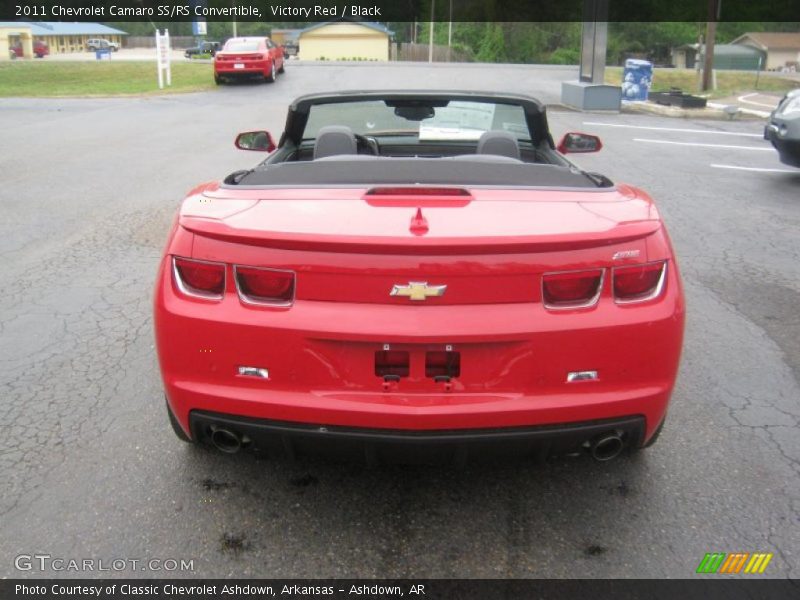 Victory Red / Black 2011 Chevrolet Camaro SS/RS Convertible