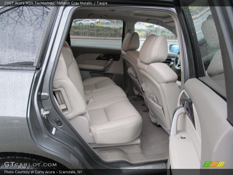 Nimbus Gray Metallic / Taupe 2007 Acura MDX Technology