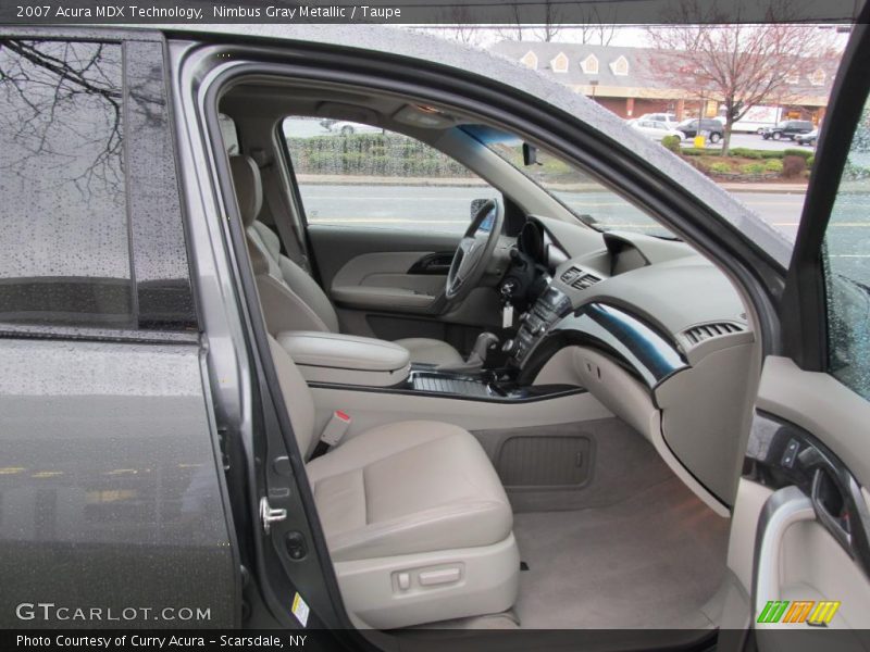 Nimbus Gray Metallic / Taupe 2007 Acura MDX Technology