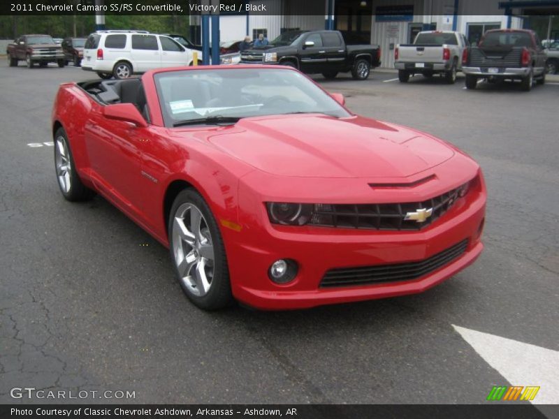Victory Red / Black 2011 Chevrolet Camaro SS/RS Convertible