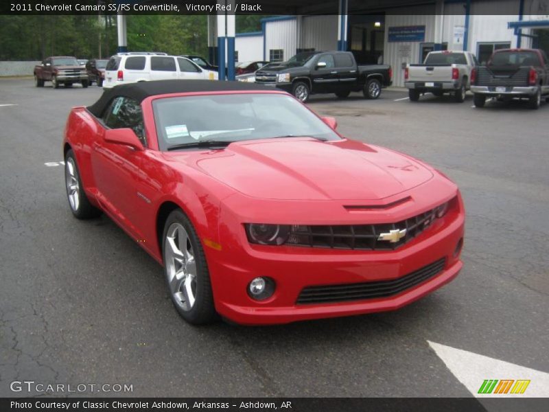 Victory Red / Black 2011 Chevrolet Camaro SS/RS Convertible