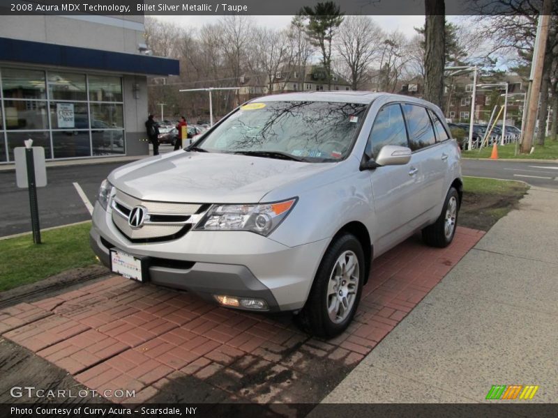 Billet Silver Metallic / Taupe 2008 Acura MDX Technology