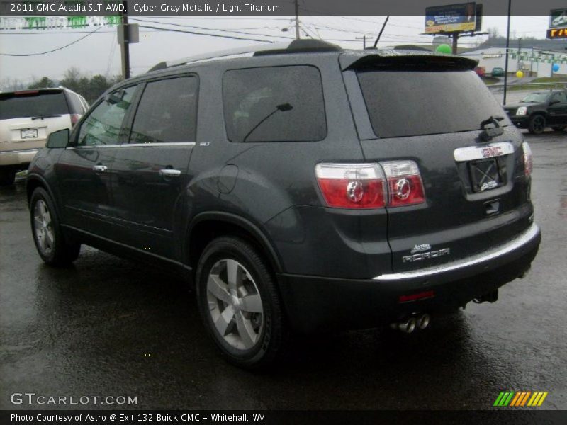 Cyber Gray Metallic / Light Titanium 2011 GMC Acadia SLT AWD