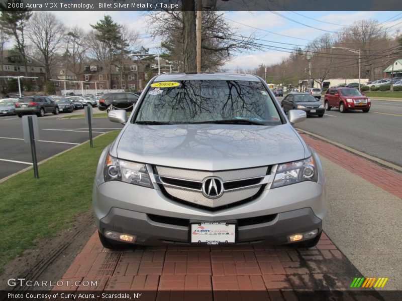 Billet Silver Metallic / Taupe 2008 Acura MDX Technology