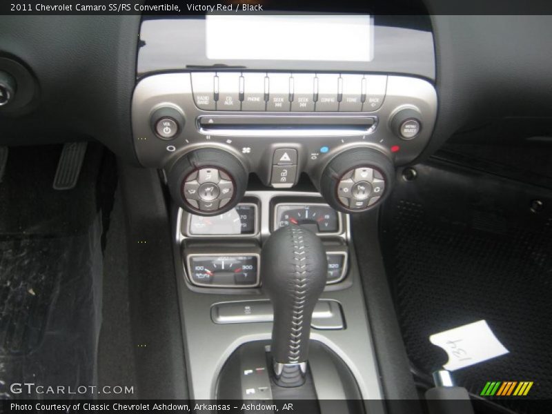 Controls of 2011 Camaro SS/RS Convertible