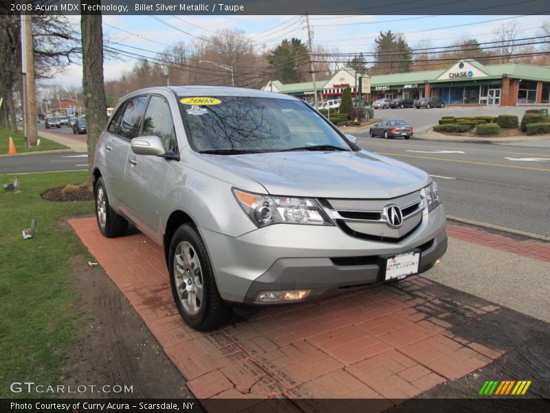 Billet Silver Metallic / Taupe 2008 Acura MDX Technology