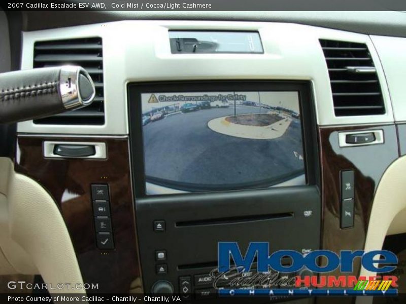 Gold Mist / Cocoa/Light Cashmere 2007 Cadillac Escalade ESV AWD