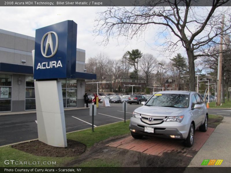 Billet Silver Metallic / Taupe 2008 Acura MDX Technology