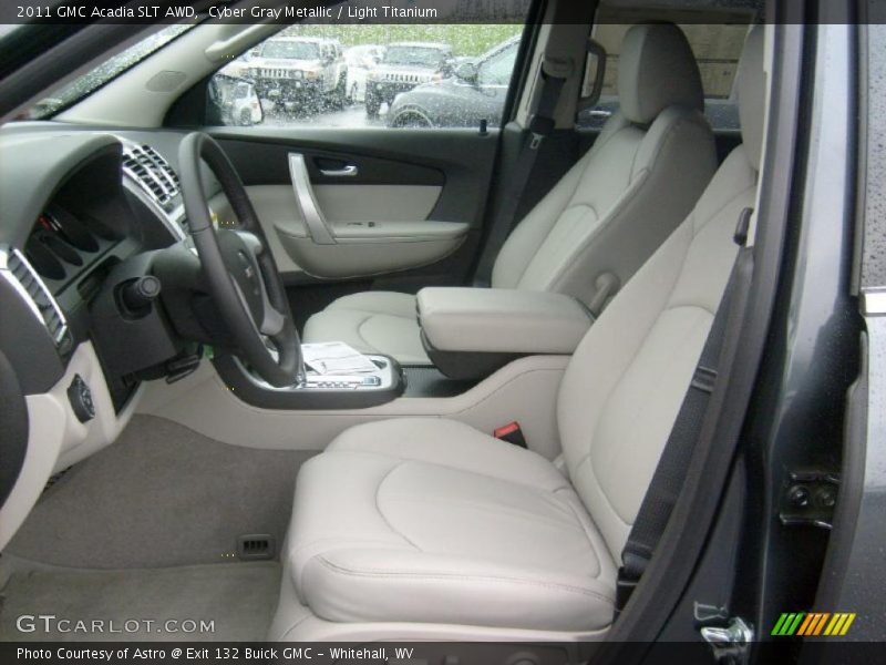 Cyber Gray Metallic / Light Titanium 2011 GMC Acadia SLT AWD