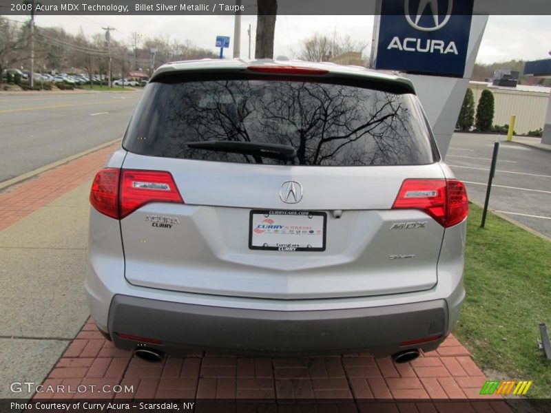 Billet Silver Metallic / Taupe 2008 Acura MDX Technology