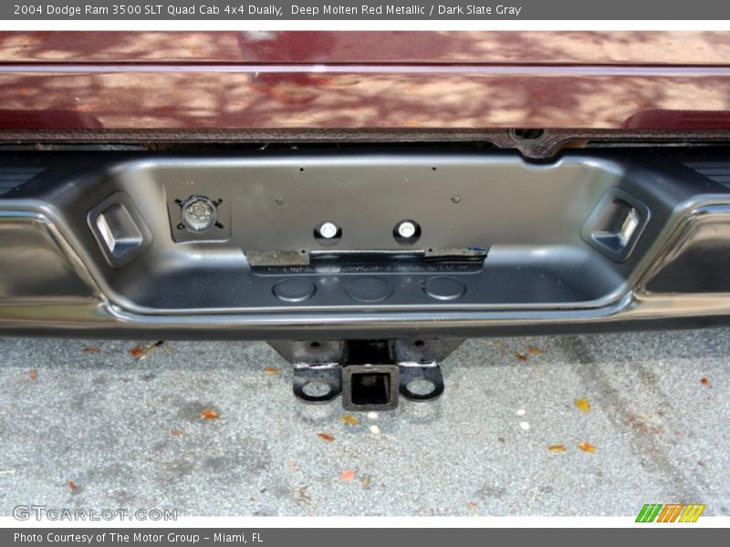 Deep Molten Red Metallic / Dark Slate Gray 2004 Dodge Ram 3500 SLT Quad Cab 4x4 Dually