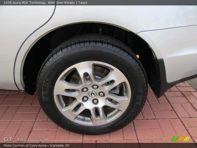 Billet Silver Metallic / Taupe 2008 Acura MDX Technology