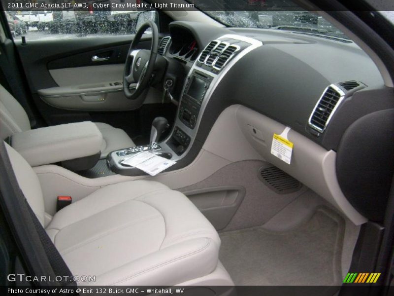 Cyber Gray Metallic / Light Titanium 2011 GMC Acadia SLT AWD