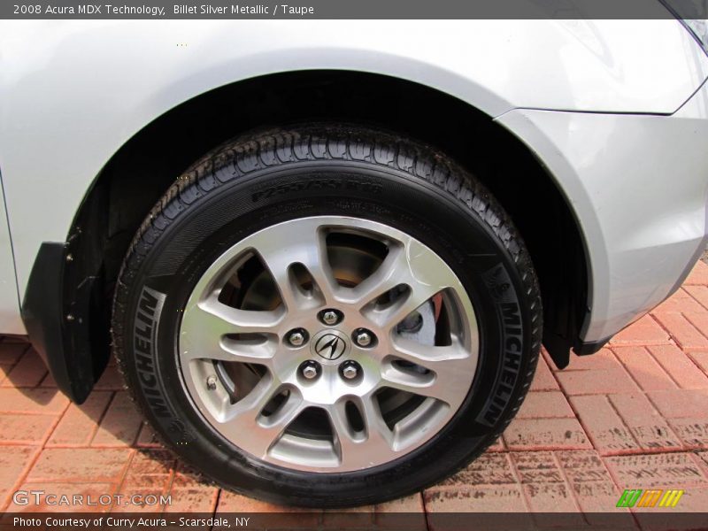 Billet Silver Metallic / Taupe 2008 Acura MDX Technology