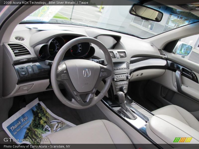 Billet Silver Metallic / Taupe 2008 Acura MDX Technology