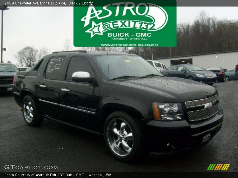 Black / Ebony 2009 Chevrolet Avalanche LTZ 4x4