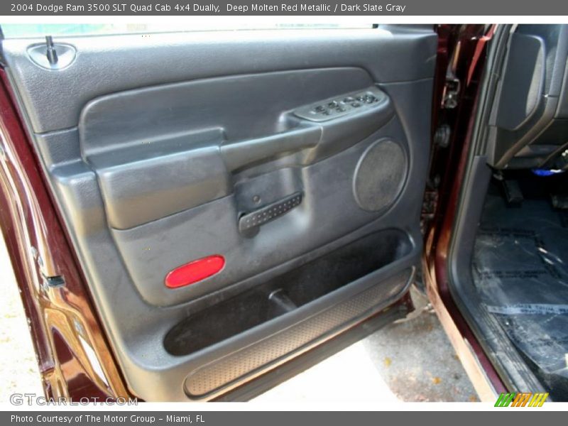Deep Molten Red Metallic / Dark Slate Gray 2004 Dodge Ram 3500 SLT Quad Cab 4x4 Dually